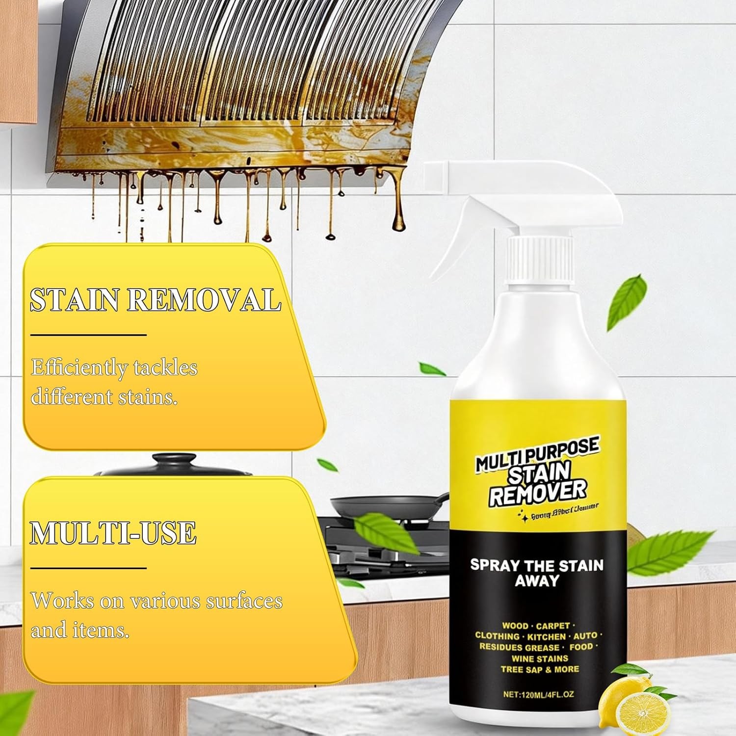 2PCS Alien Multi Purpose Stain Remover, Foam Cleaner Spray, A powerful cleane…