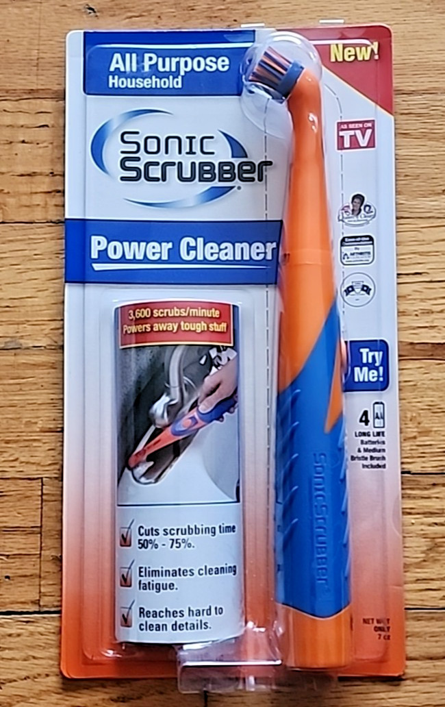 NEW Sonic Scrubber Power Cleaner Tool New Old Stock ASOTV