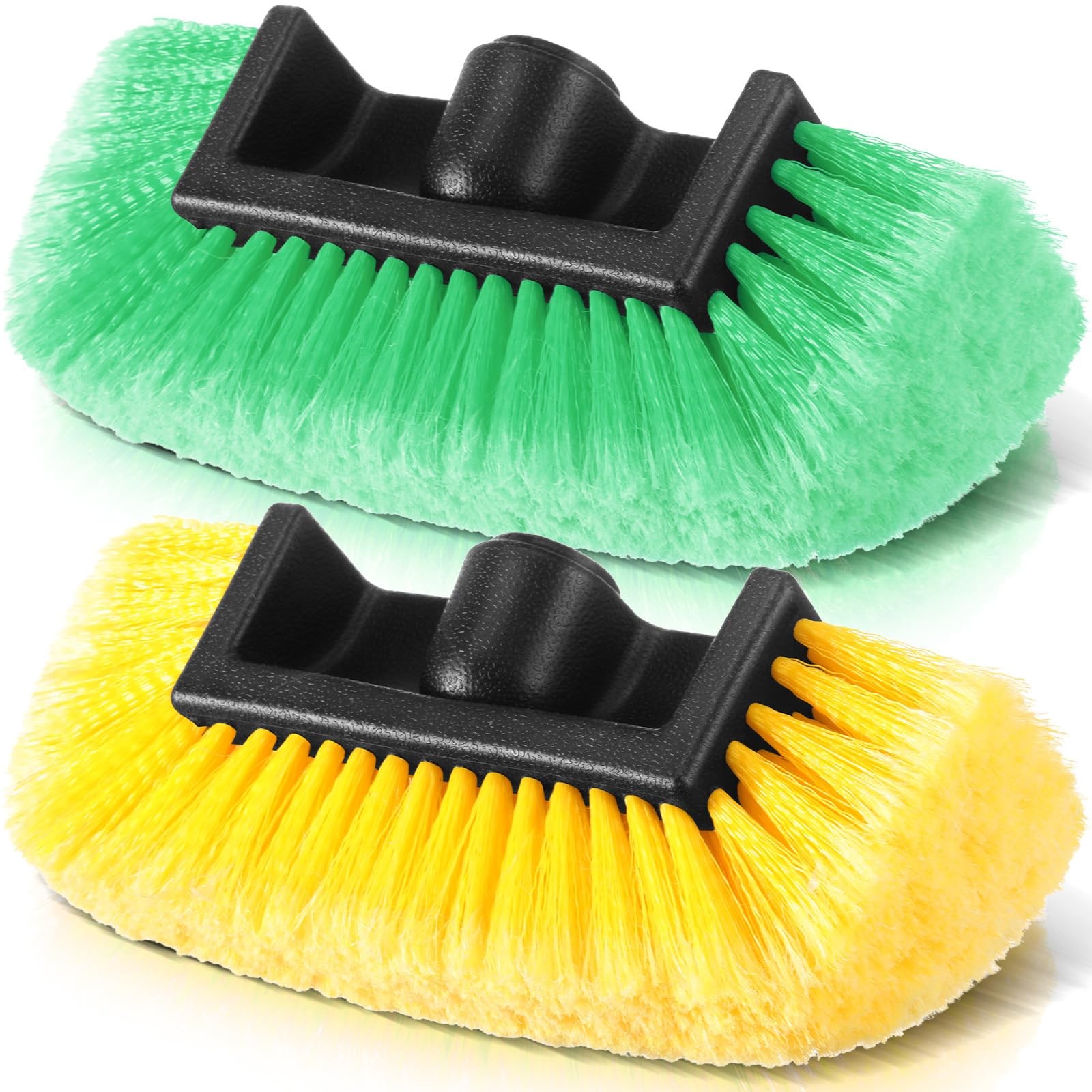 Car Wash Brush Head with Soft Detailing Bristle Flow Thru Car Cleaning Brush …