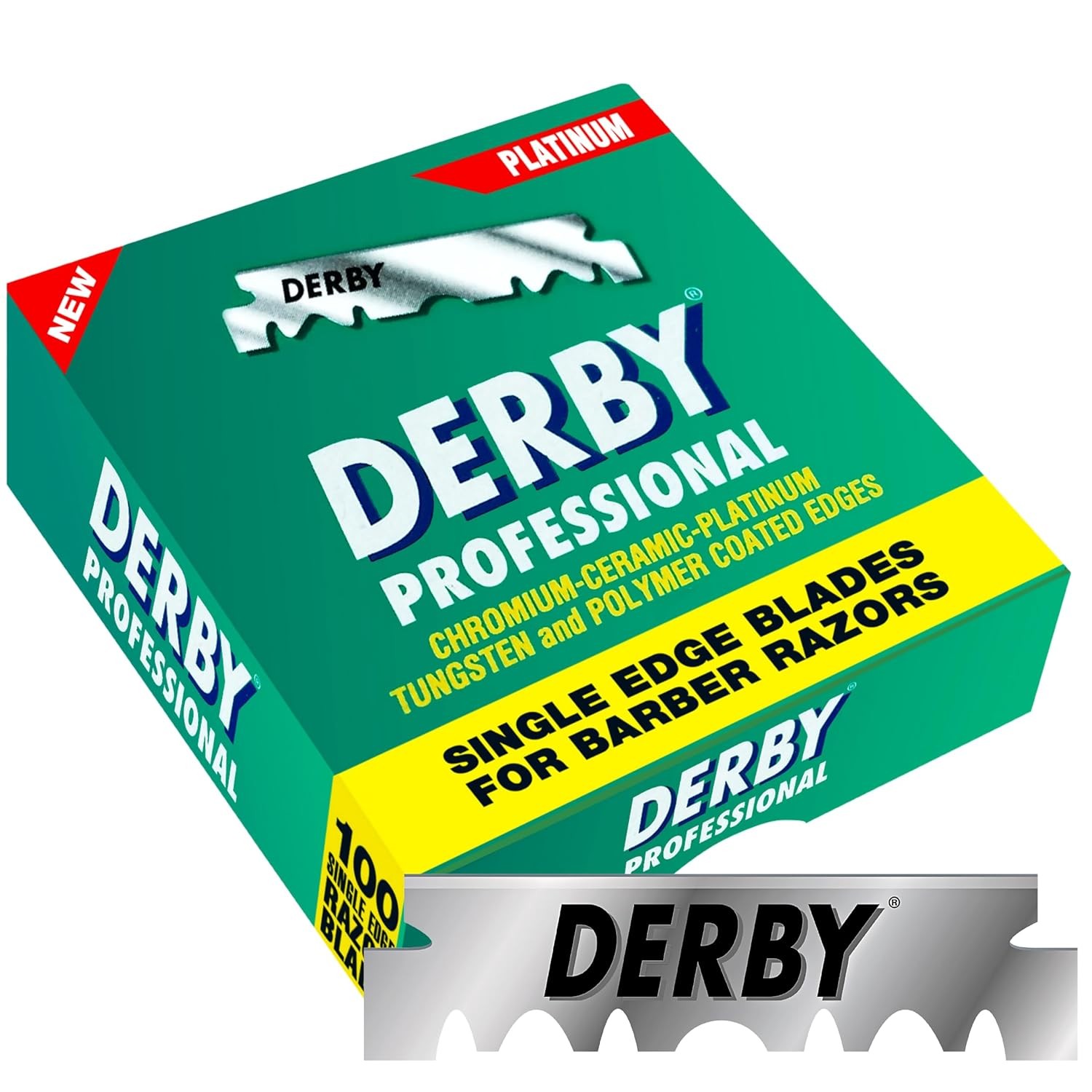 1000 “Derby Professional” Single Edge Razor Blades for straight razor