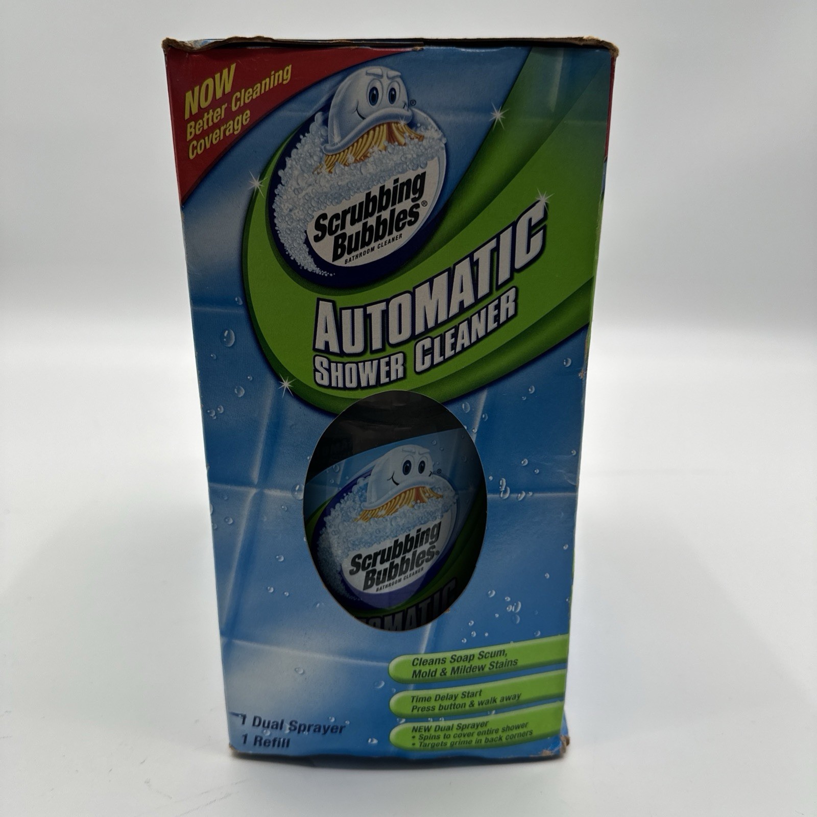 Scrubbing Bubbles Automatic Shower Cleaner Dual Sprayer Starter Kit NEW SEALED