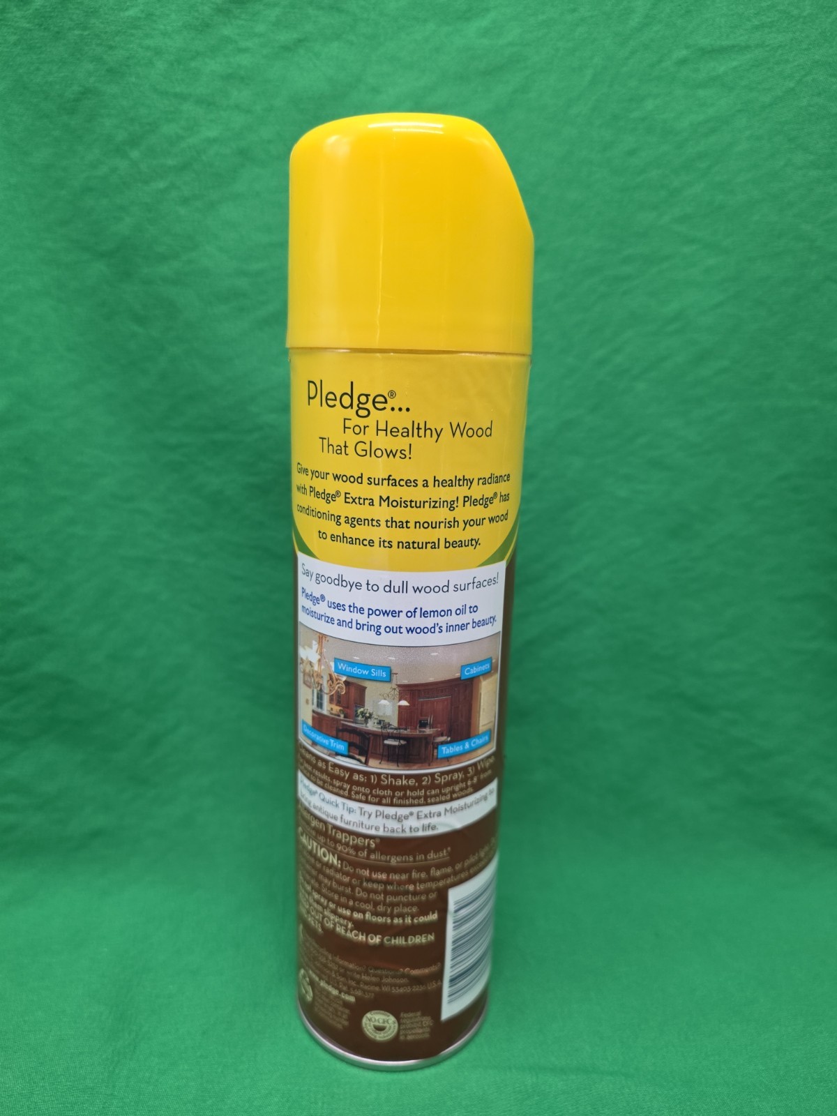 Pledge Furniture Spray EXTRA Moisturizing Polish Lemon Oil 12.5oz Discontinued