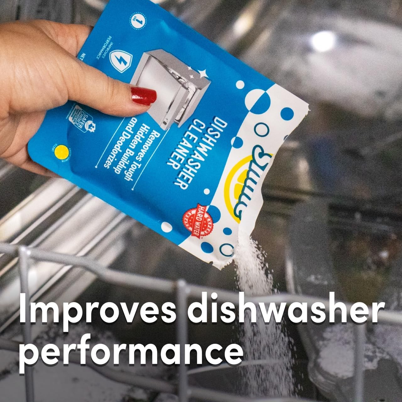 Natural Dishwasher Cleaner Powder – Citric Acid Hard Water Stain Biodegradable