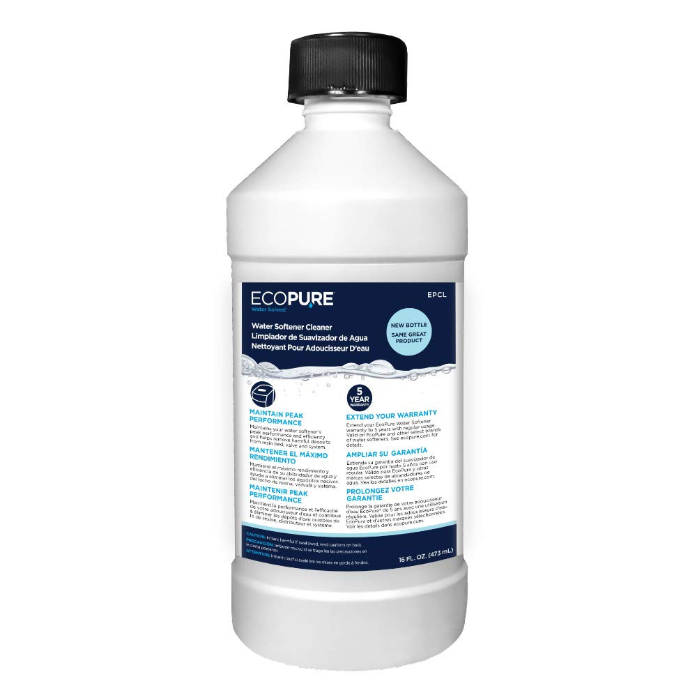 EPCL Universal Water Softener Cleaner – Removes Iron, Rust & Sediment – Extends