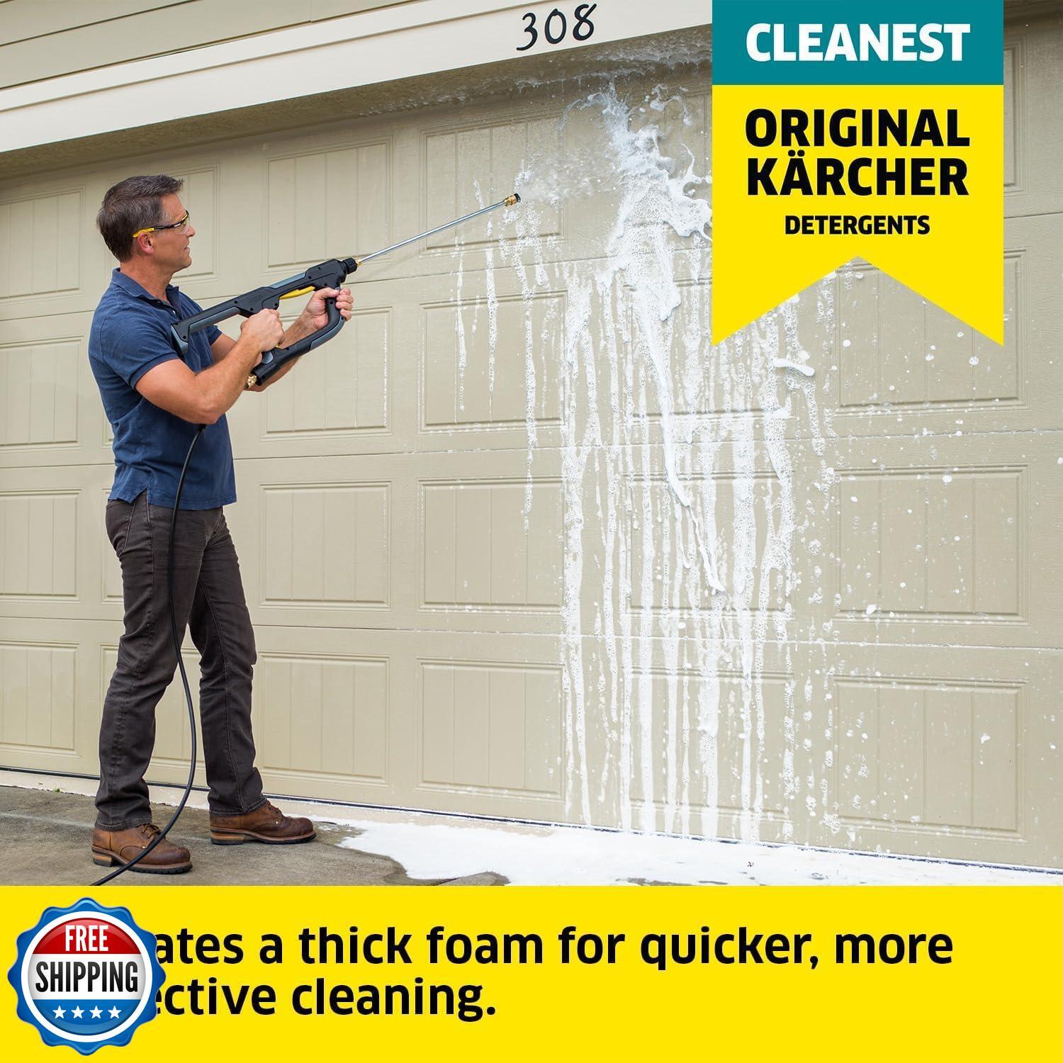 Kärcher Multi Purpose Pressure Washer Detergent, Removes Dirt and Grime from