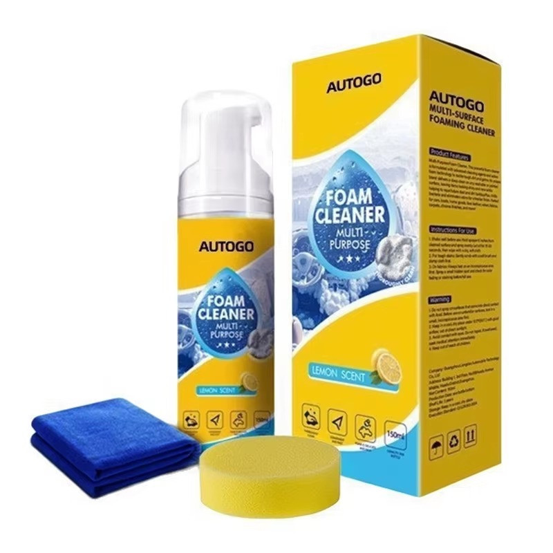 4-in-1 Multi-enzyme Foam Cleaner, New Foam No-rinse Cleaner, All-purpose Deep Cl