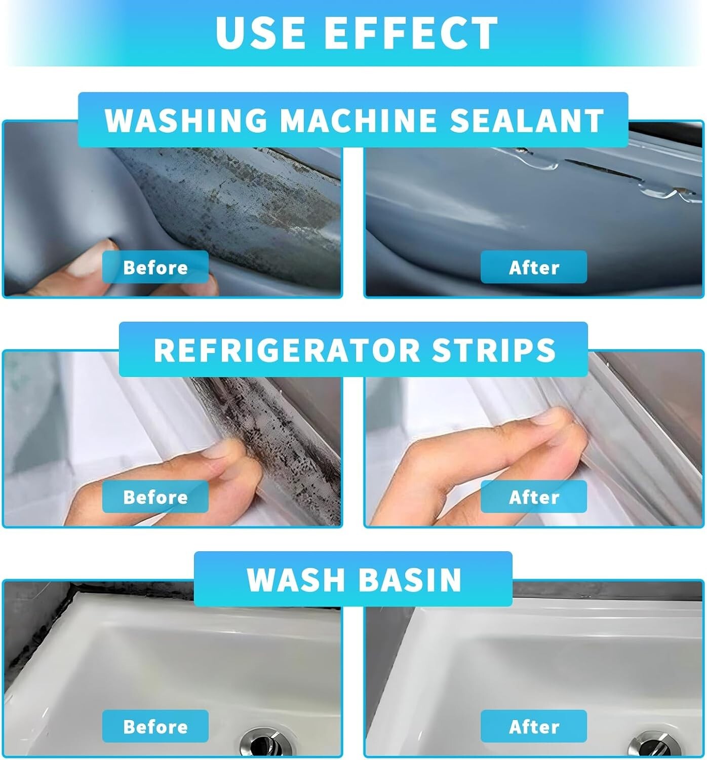MOLD STAIN REMOVER GEL KIT 10 IN 1 POWERFUL CLEANER FOR GROUT, TILE, SHOWER SINK