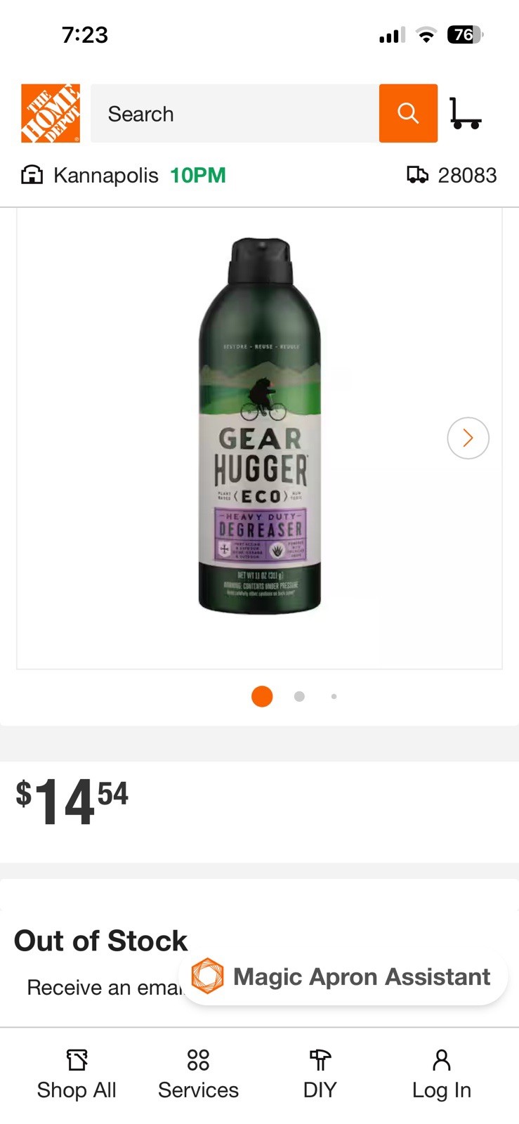 5 – ECO Gear Hugger Heavy Duty Degreaser 11oz Each – Free S & H – ECO Friendly
