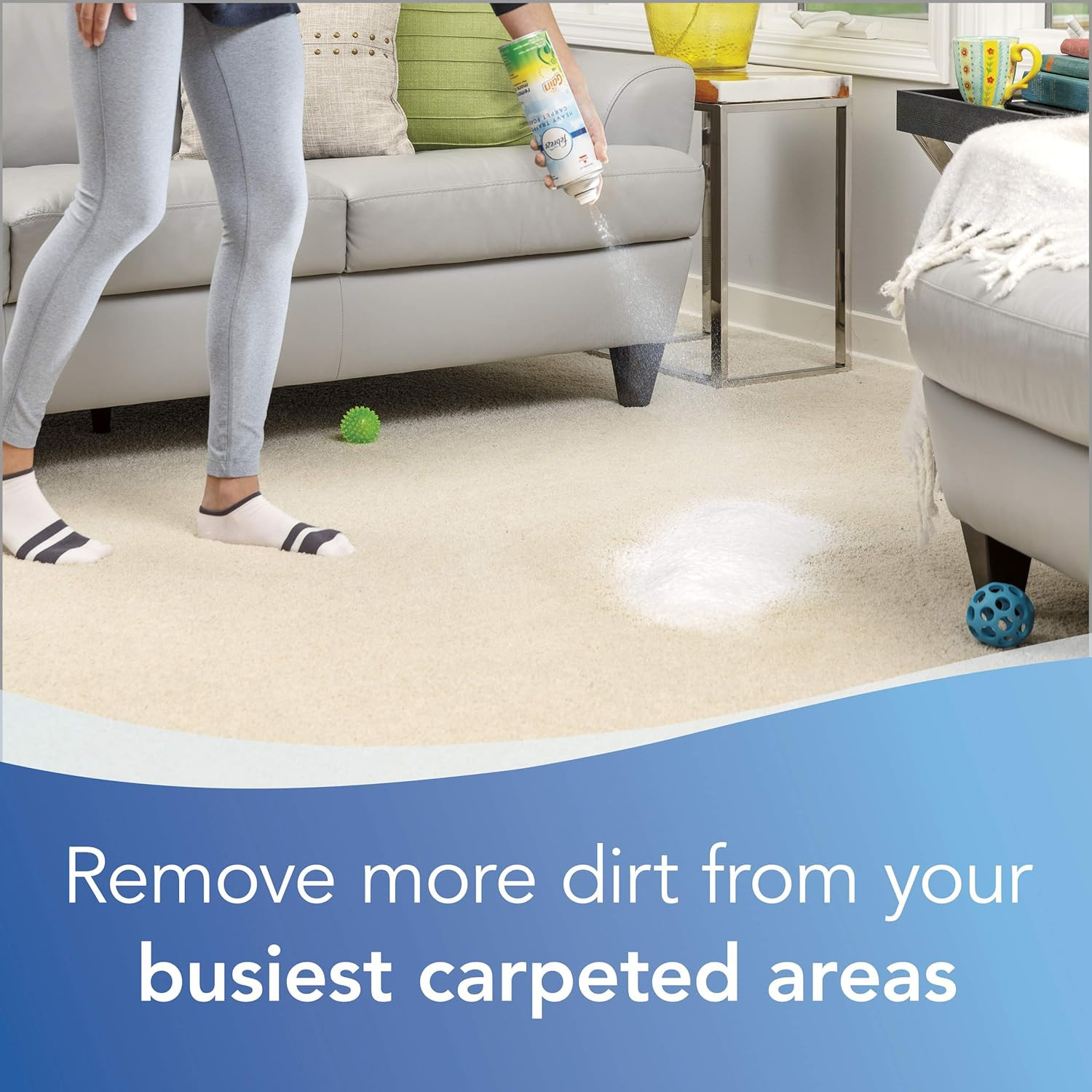 Heavy Traffic Carpet Foam, Gain, 22Oz (Pack of 4), 14399