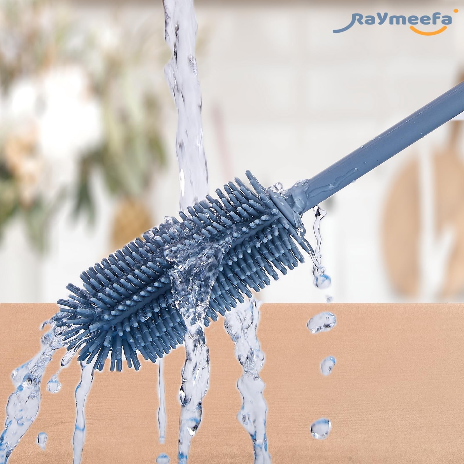 Silicone Bottle Brush,Double Sided with Sturdy Handle,Easy to Clean & Scratch…