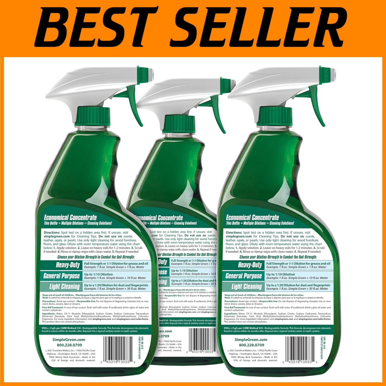 Effective All-Purpose Cleaner Trio