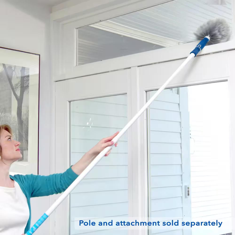 Poly-Fiber Cobweb and Corner Duster – Indoor and Outdoor Cleaning Duster for Gar