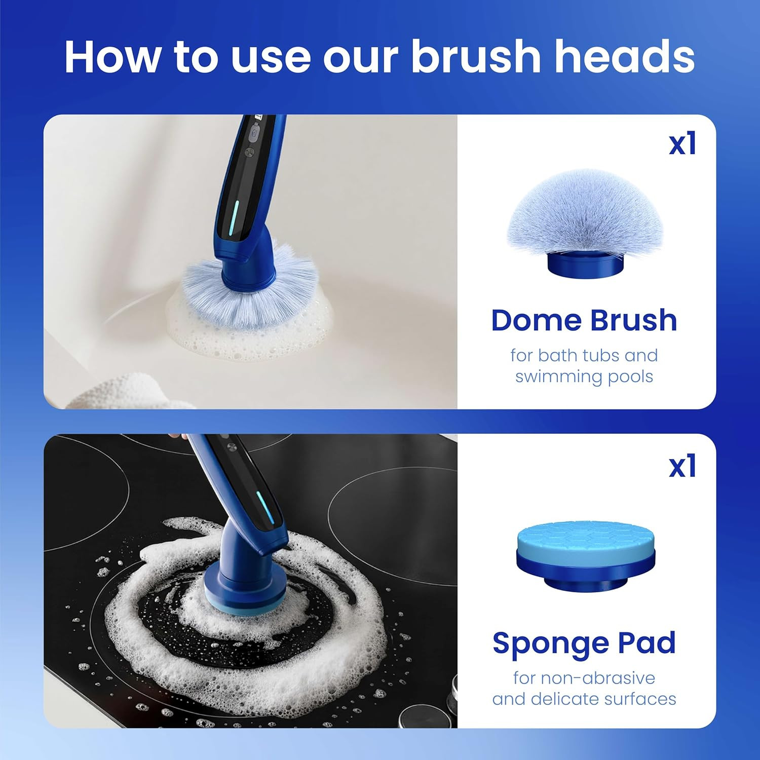 2026 Upgraded Electric Spin Scrubber: 120 Min Runtime, IPX7 Waterproof Cordless