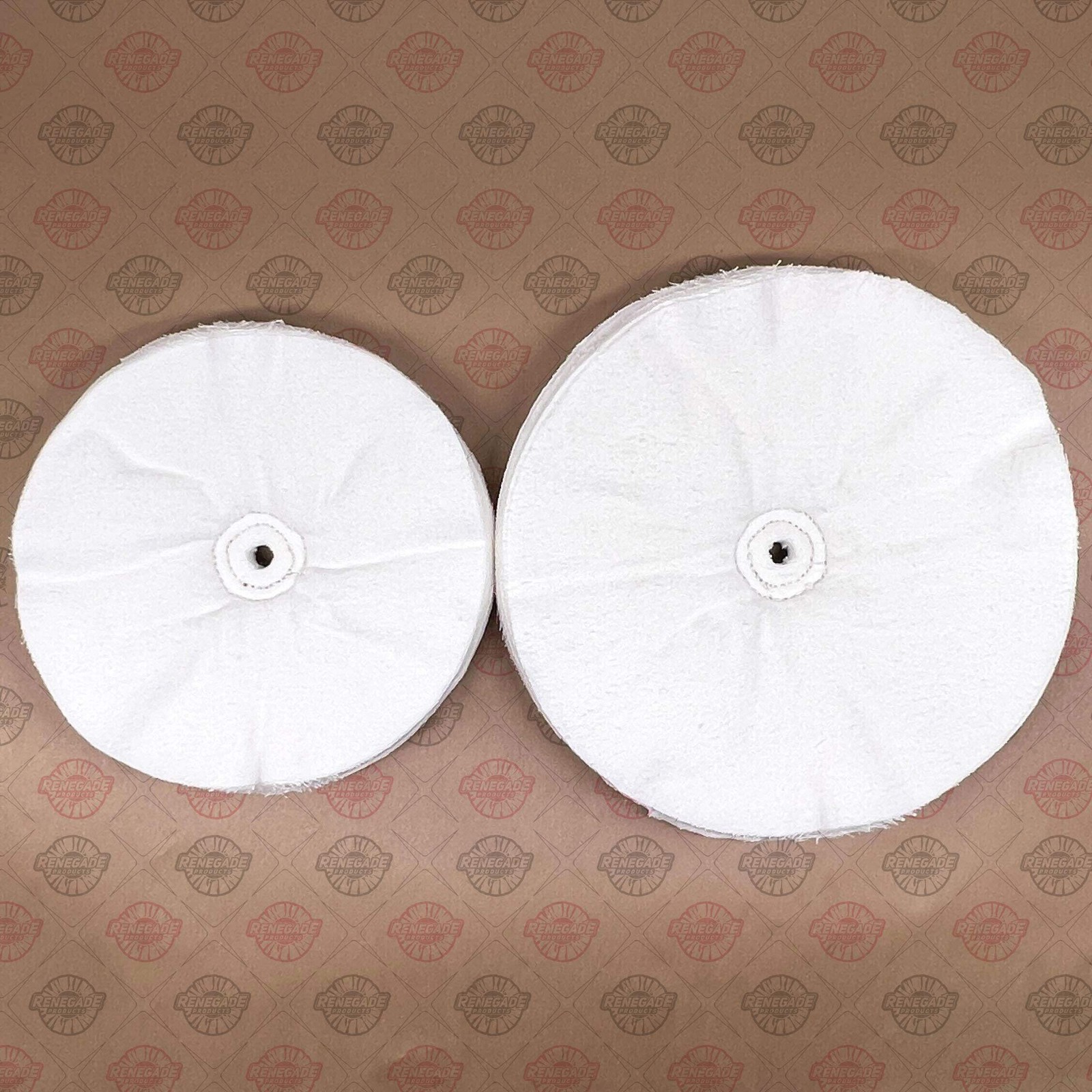 Single-Stitched Loose-Ply Buffing Wheels For Metal Finishing