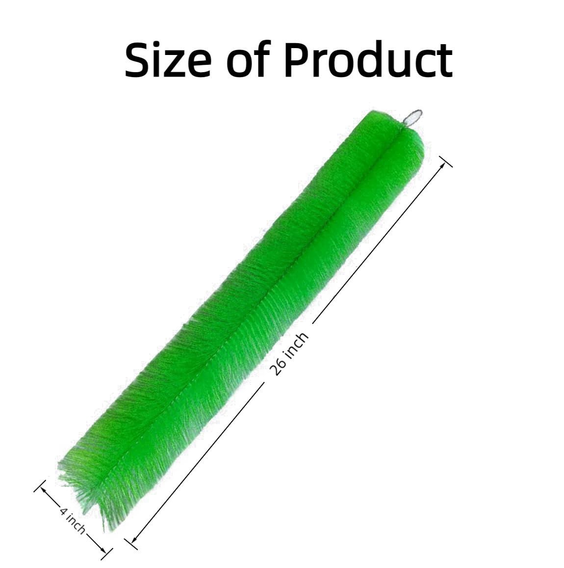 2Pcs Septic Tank Bristle Filter for 4 Inch Pipe，Long Barrel Brush Sewer Efflu…