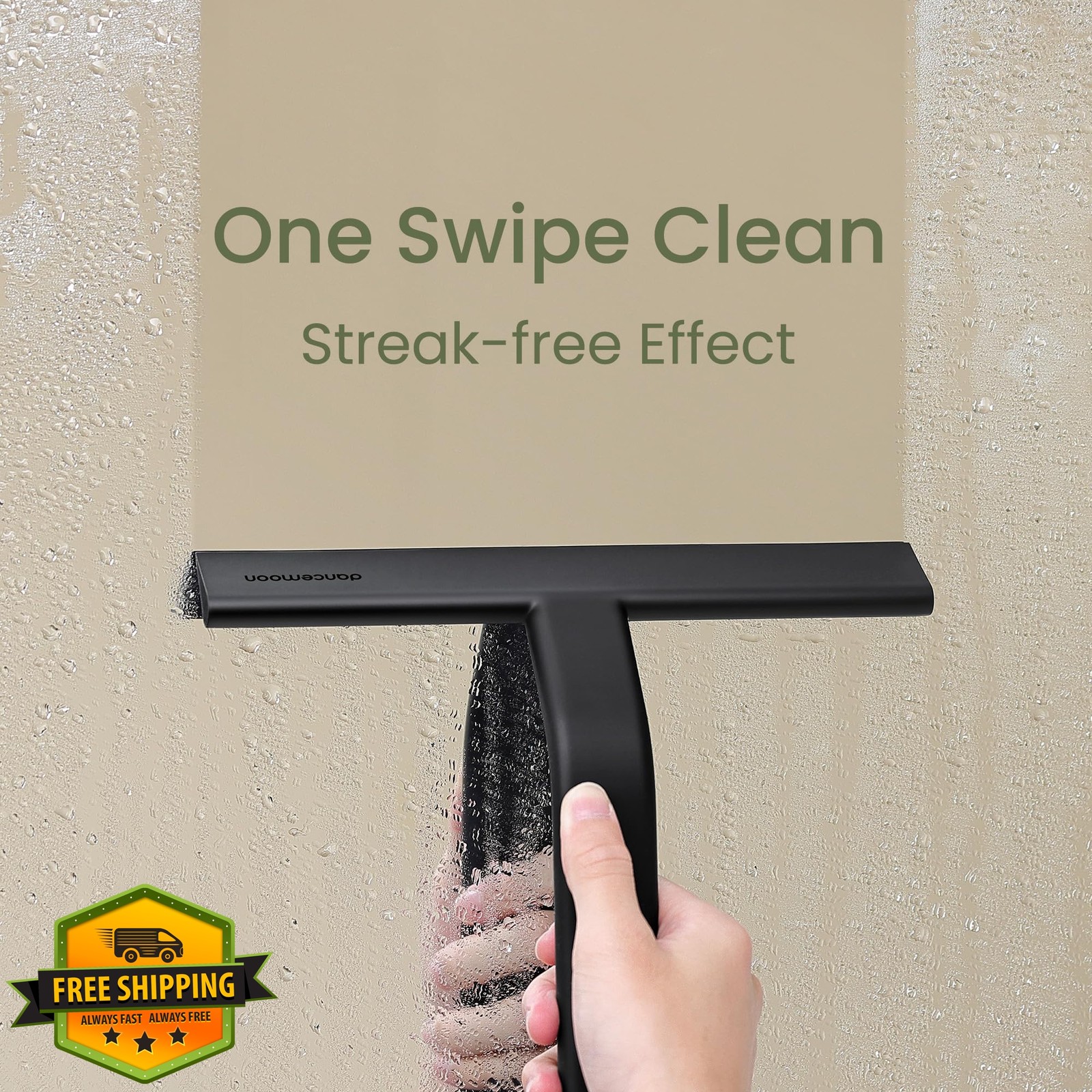 dancemoon Squeegee Black 10 Inches