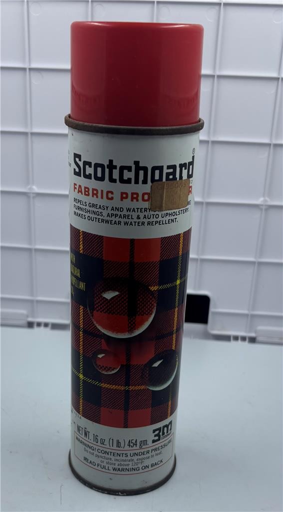 3M Scotchgard fabric protector vintage discontinued formula 16 oz full can plaid