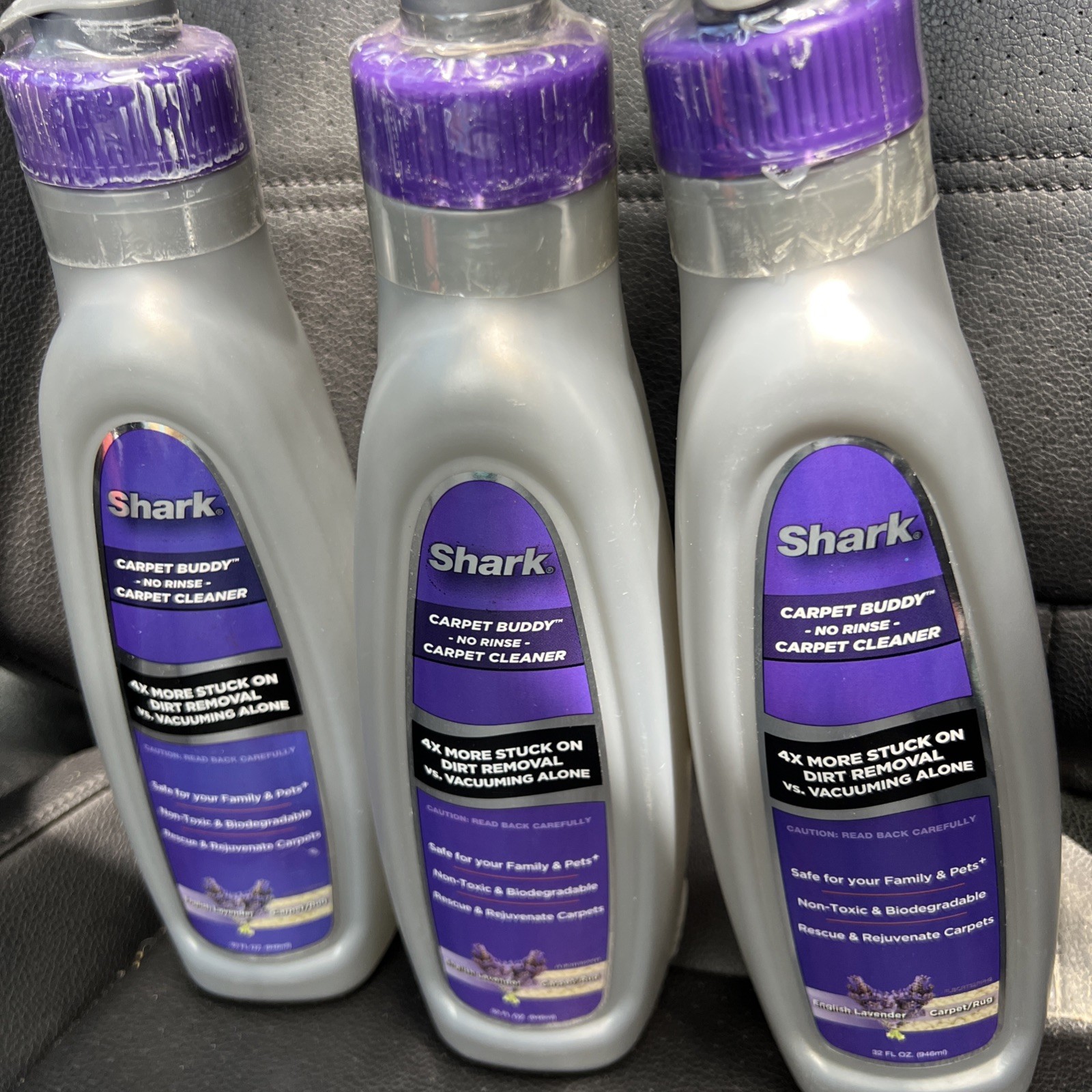 NEW! SEALED! Shark Carpet Buddy No Rinse Carpet Cleaner English Lavender 32oz
