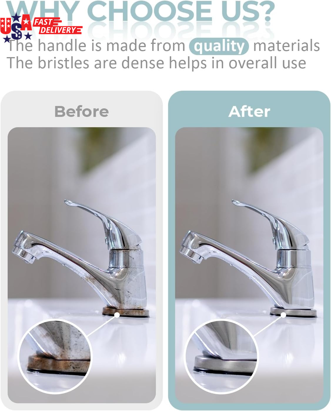 Crevice Cleaning Brush – Grout Scrub Brush, House Cleaning Supplies, Gap Cleanin