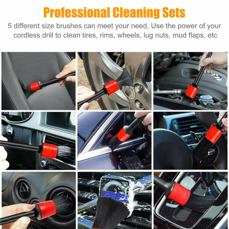 Drill Detailing Brush Power Scrubber Tile Grout Cleaning Polishing n Scrubbing