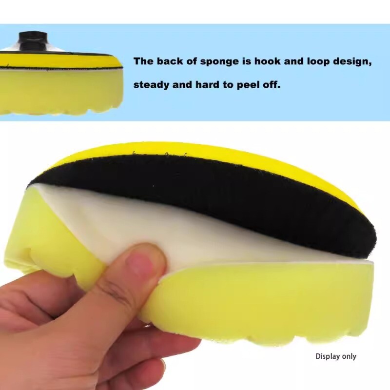 5PCS 6″ 150mm Buffing Waxing Polishing Sponge Pads Kit For Car Polisher Drill