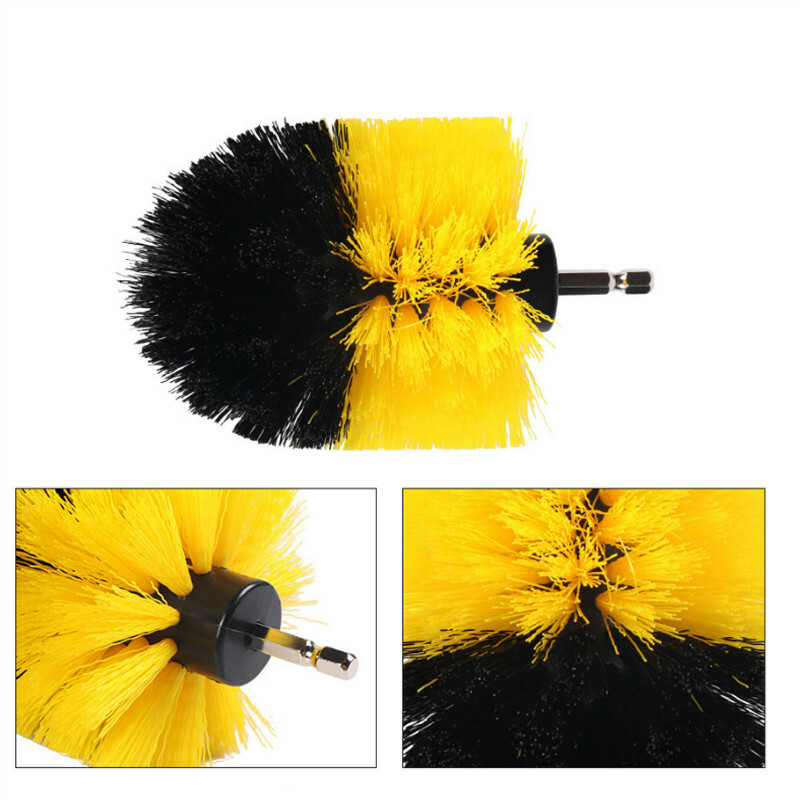 3PCS Drill Brush Power Scrubber Drill Attachments For Grout Cleaning