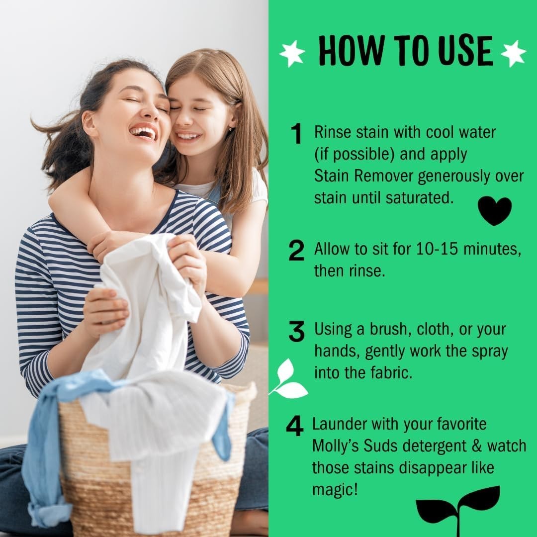 Multi-Stain Eliminator Spray – Fragrance Free & Safe for Sensitive Skin 32 Fl Oz
