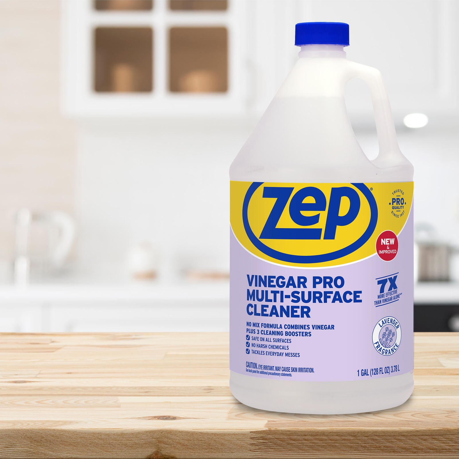 Zep Industrial Cleaner With Vinegar – 1 Gallon (Case of 4) – R48410 – Cleaning