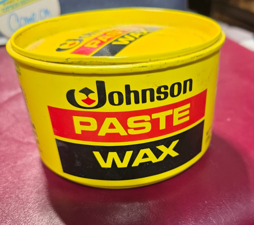 SC Johnson Discontinued Wood Paste Wax 60% Full Can Not Used Much 14 Oz