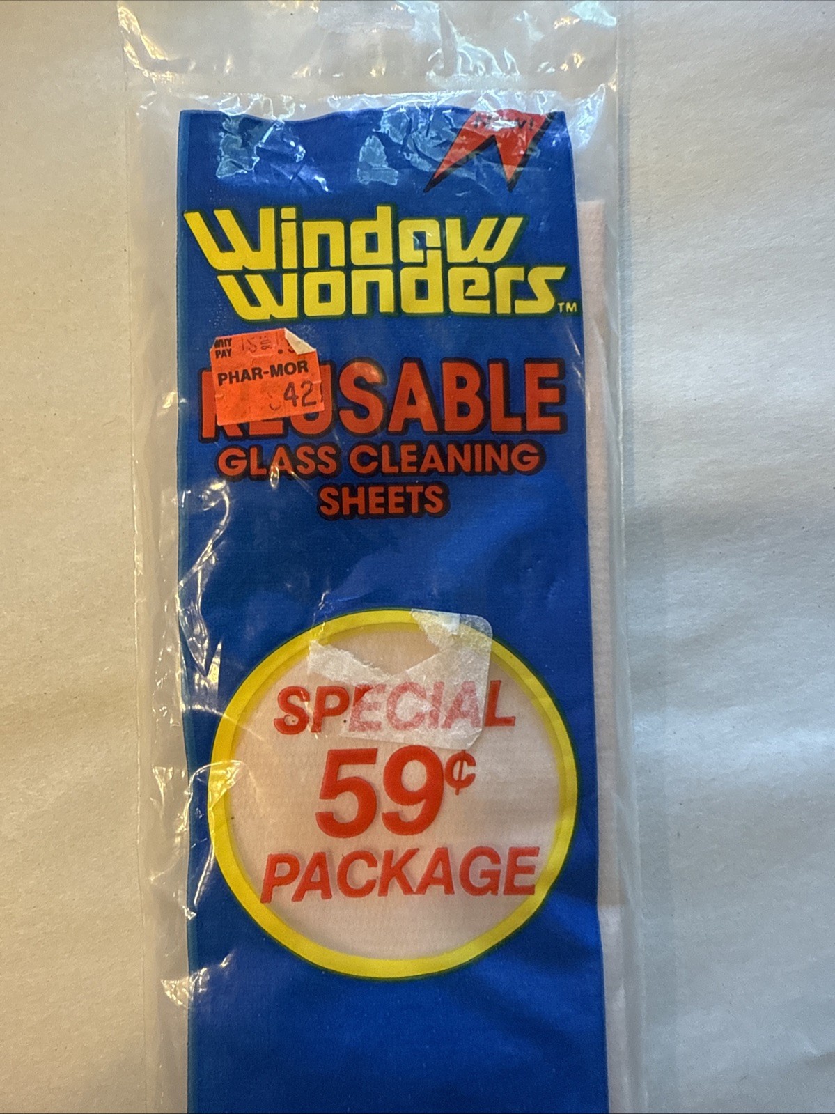 Window Wonders Reusable Glass Cleaner Sheets Strained Paper Co Phar-Mor