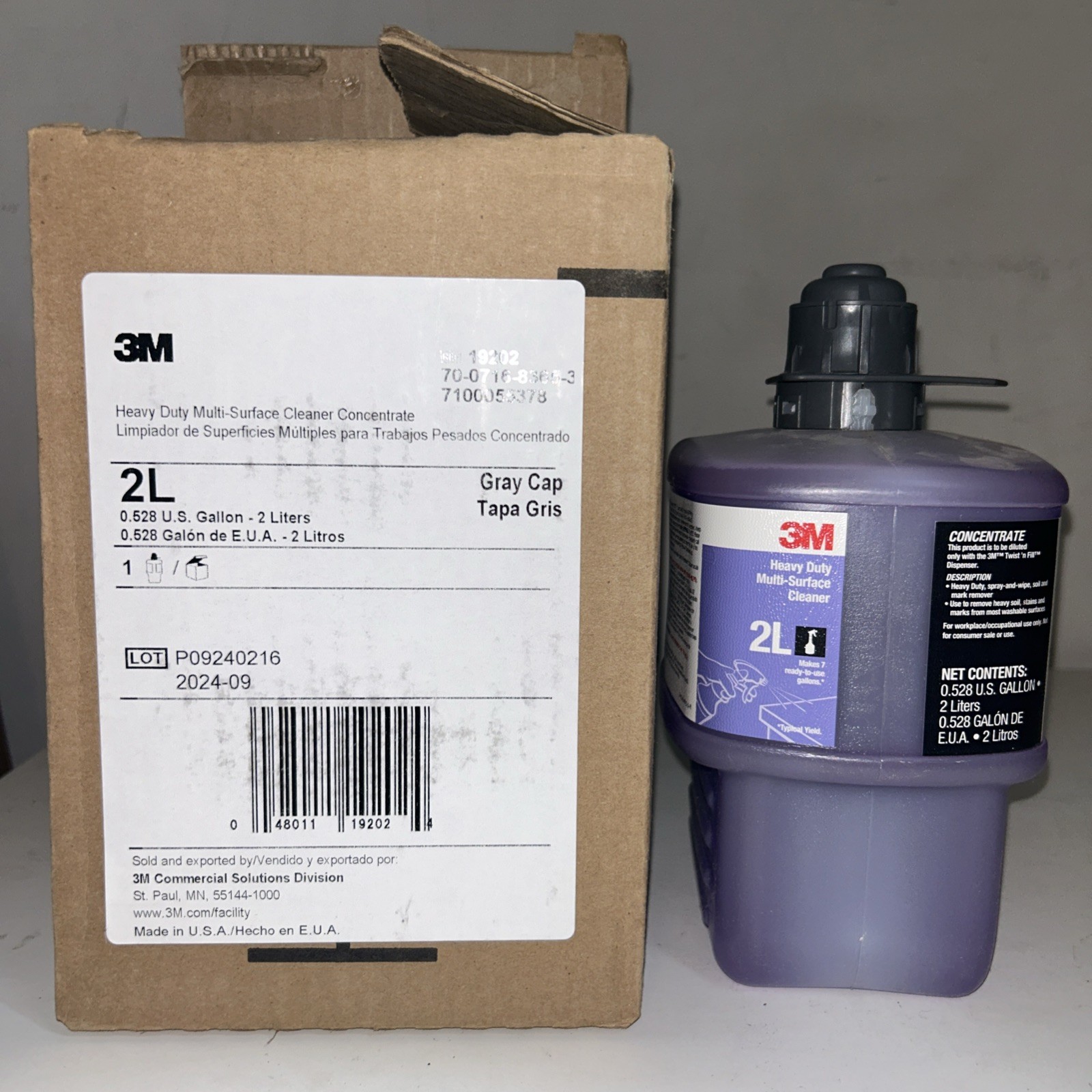 3M Cleaner Concentrate Heavy Duty Multi Surface 2 Liters – Twist Fill 3M 2L