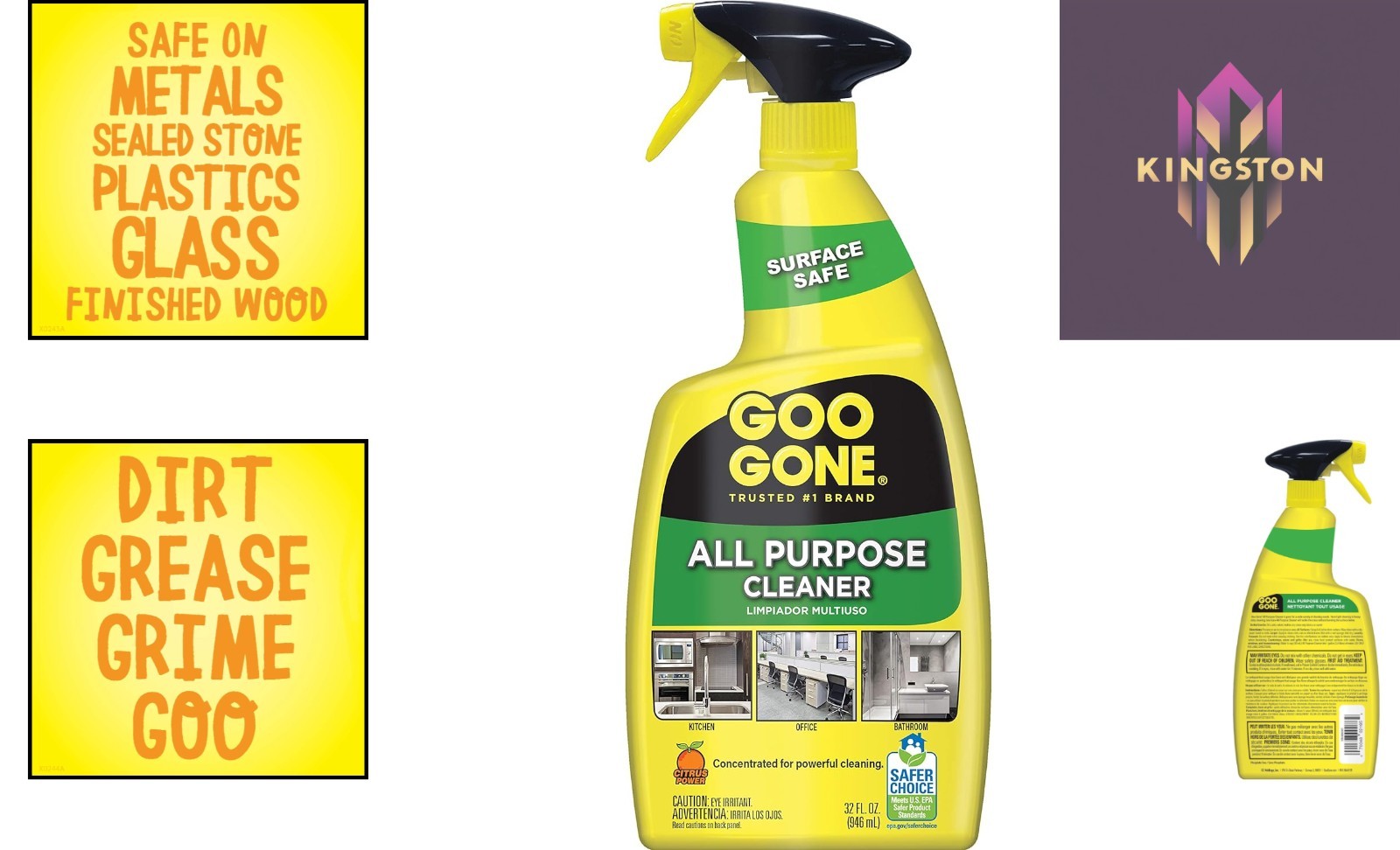 Natural All-Purpose Cleaner – 32 Oz – Multi-Surface Citrus Cleaning Spray