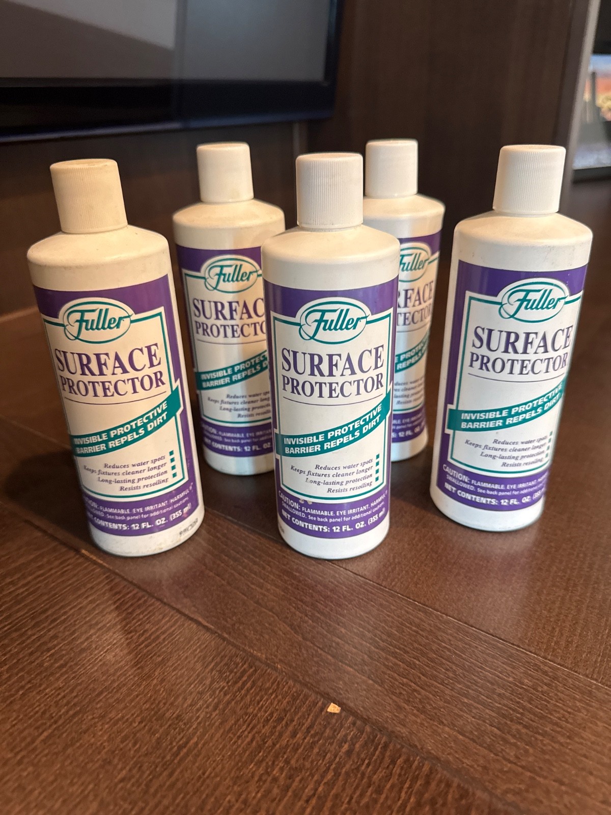 Fuller Brush Company Surface Protector Five (5) Full liquid 12 ounce bottles NEW