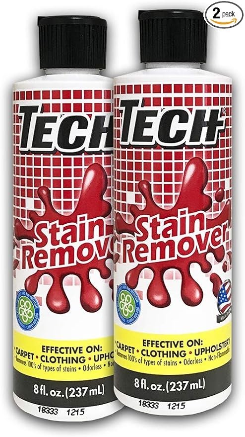 TECH Stain Remover, 24oz Spray Bottle, For Carpet, Clothes, Upholstery, and More