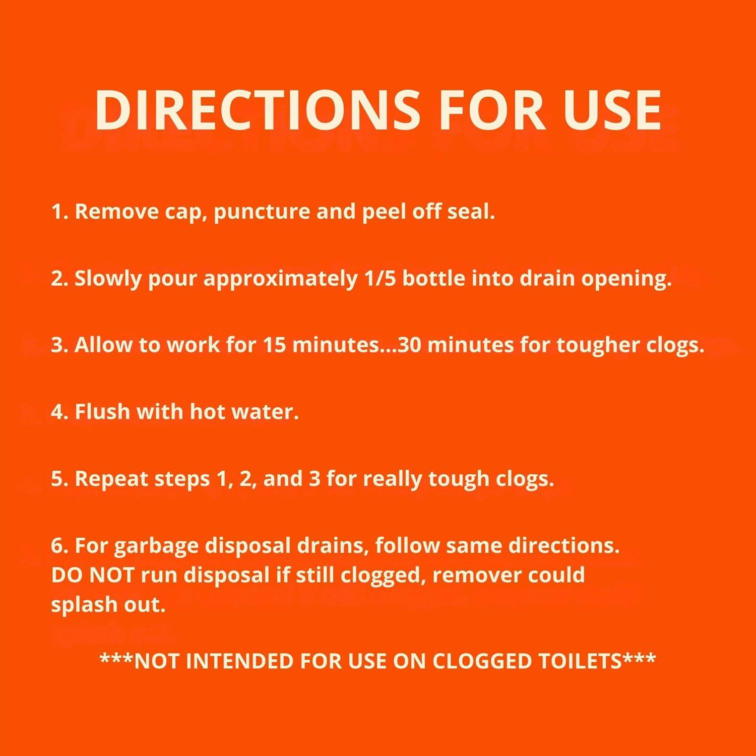Max Strength Drain Cleaner Gel Hair Clog Remover 80 Fl Oz[1][2][3]
