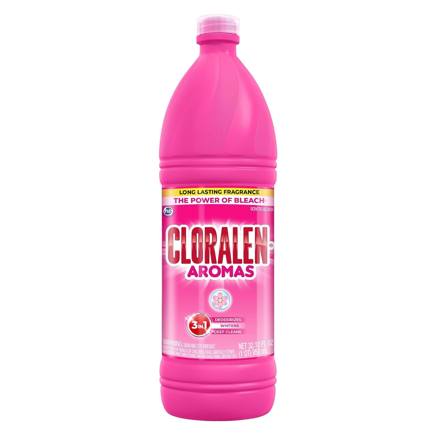 CLORALEN® Household Cleaning Liquid Scented Bleach – Floral Fantasy (32.12 fl oz
