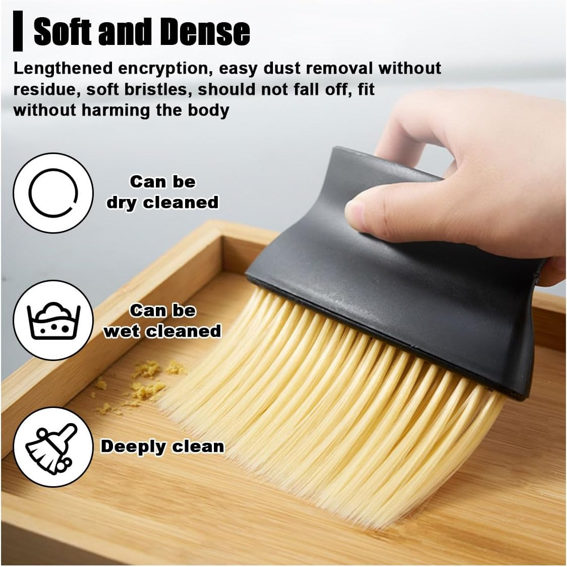 Auto Interior Dust Brush – Soft Bristles Car Duster Interior Household Cleaning