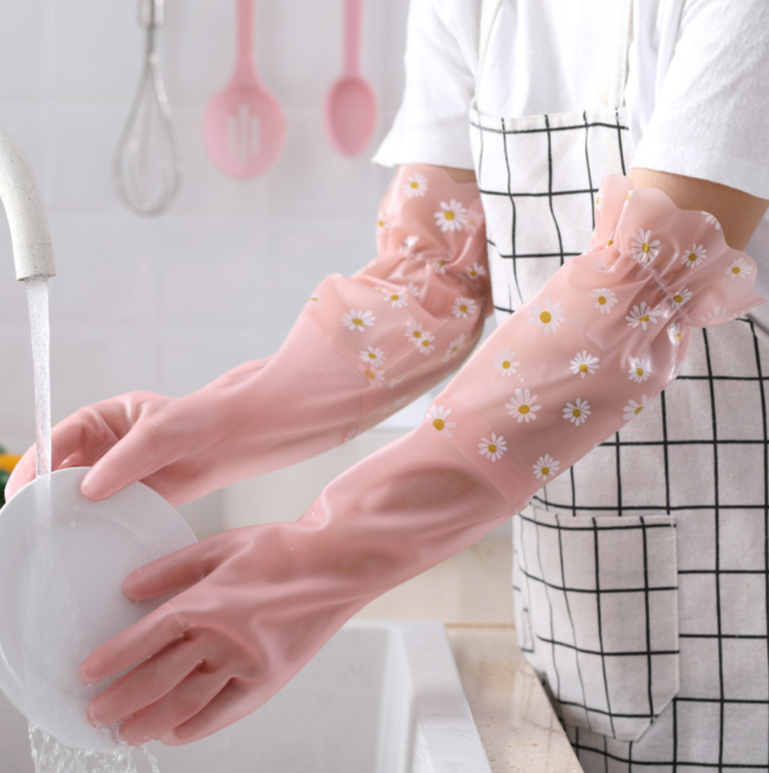 Rubber Gloves for Household Cleaning Gloves | Reusable Multipurpose Rubber Glove