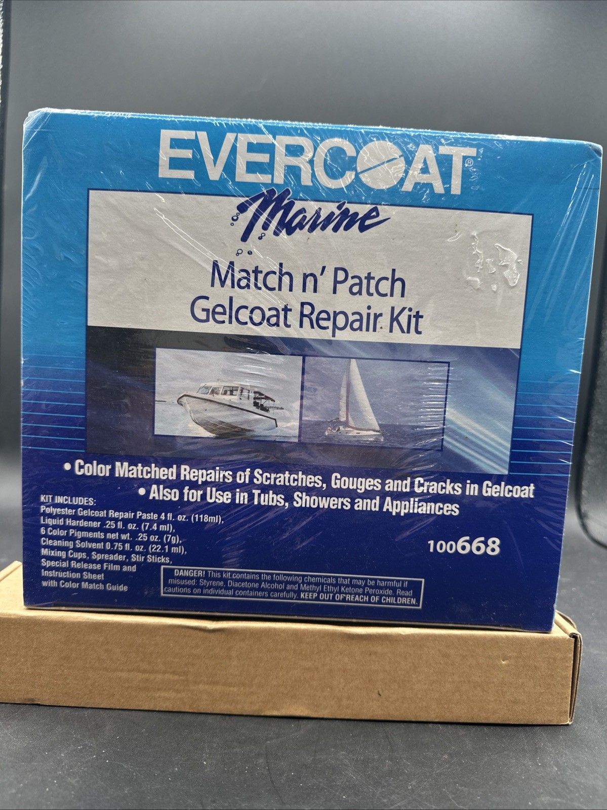 1 Evercoat Marine Match N’Patch Kit – Fixes Nicks, Gouges & Scratches