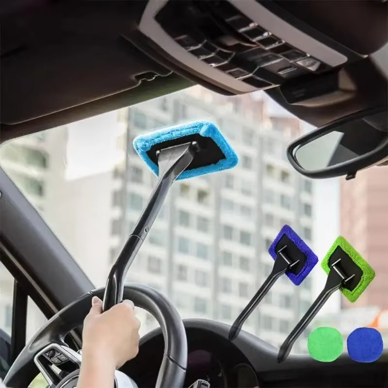 Car Window Cleaner Brush Kit Windshield Cleaning Wash Tool inside Interior Auto