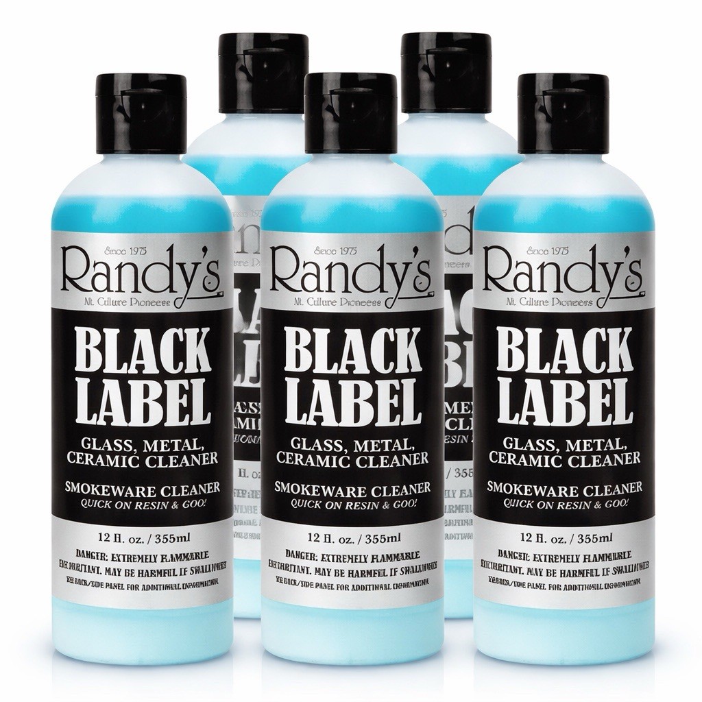 Randy’s Black Label Cleaner 12oz 5-Pack | Multi-Surface Ceramic Glass Metal