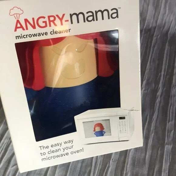 ANGRY MAMA steam cleaner Microwave Cleaner new in box kitchen cleaning item CON