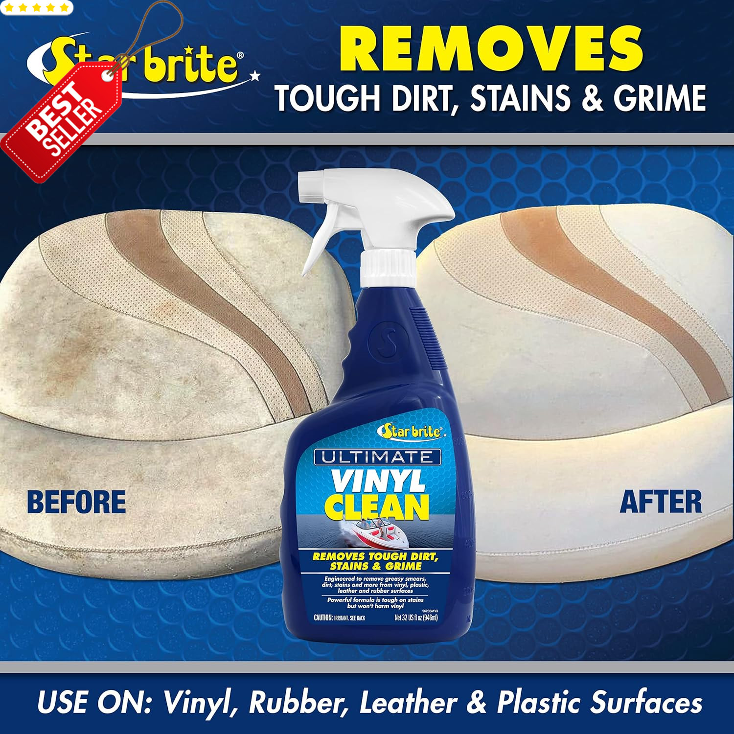 Ultimate Vinyl Cleaner Spray 32oz Auto RV Boat Interior – US