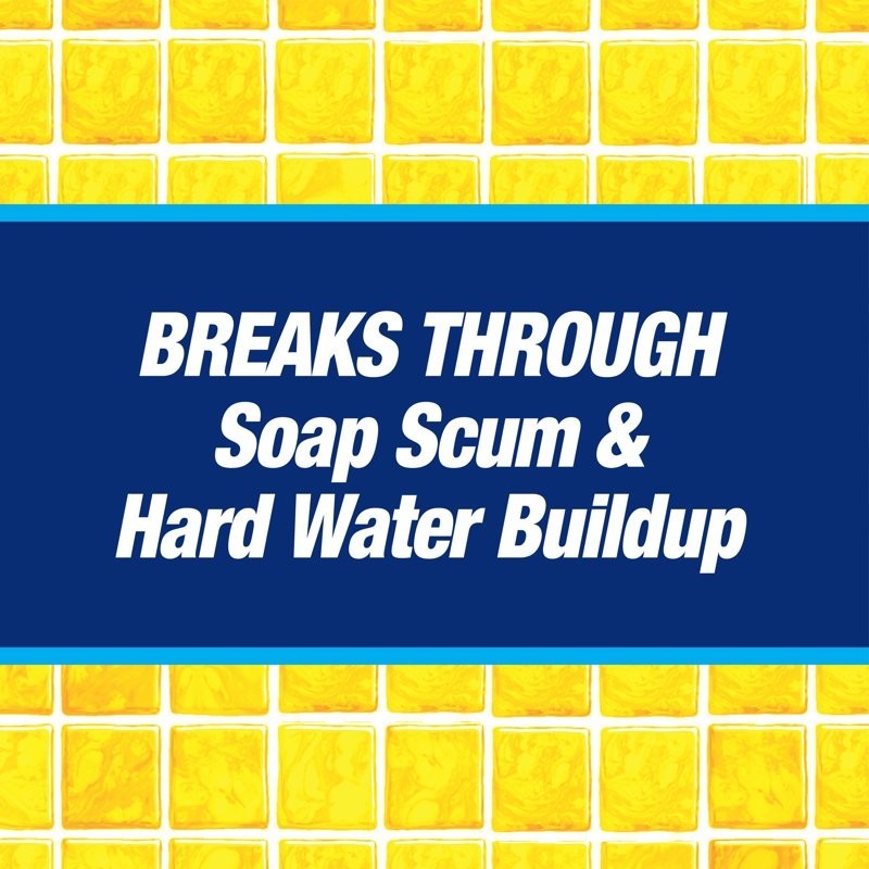 Scrub Free Total Bathroom Cleaner with OxiClean, Lemon Scent, 32 fl oz