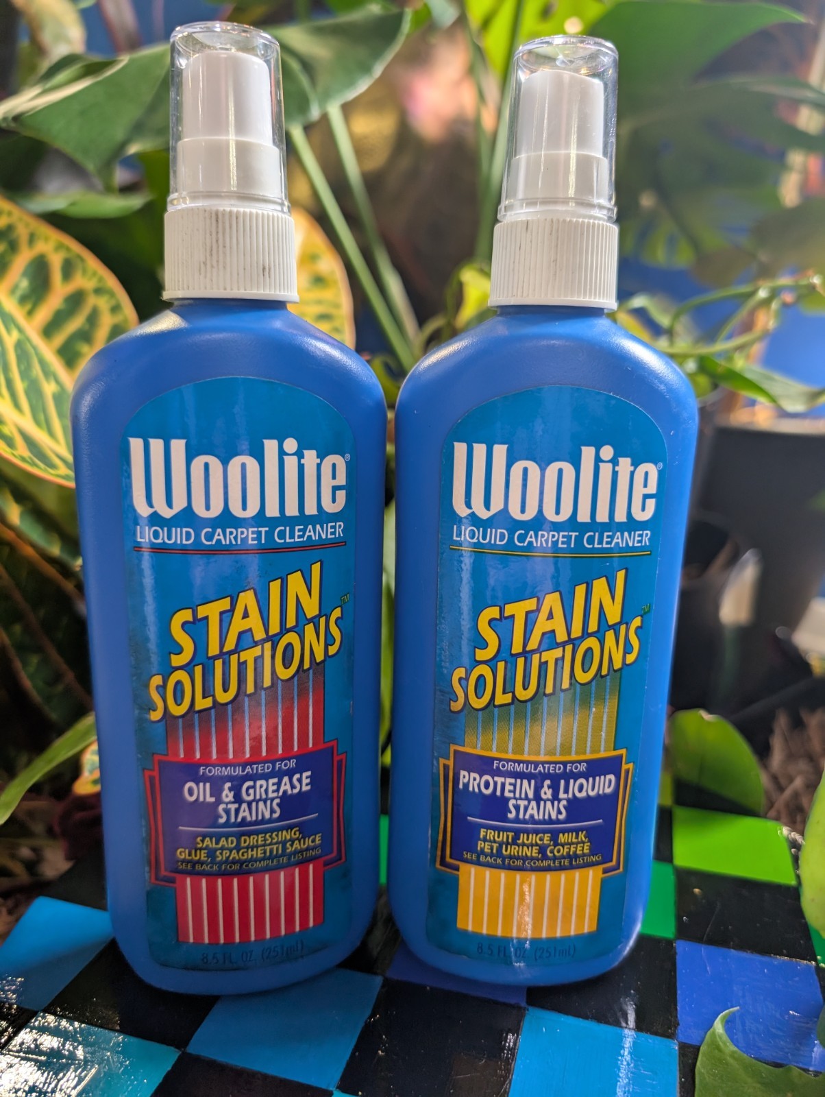 Woolite Stain Solutions Liquid Carper Cleaner Oil Protein 90s Movie Prop VTG
