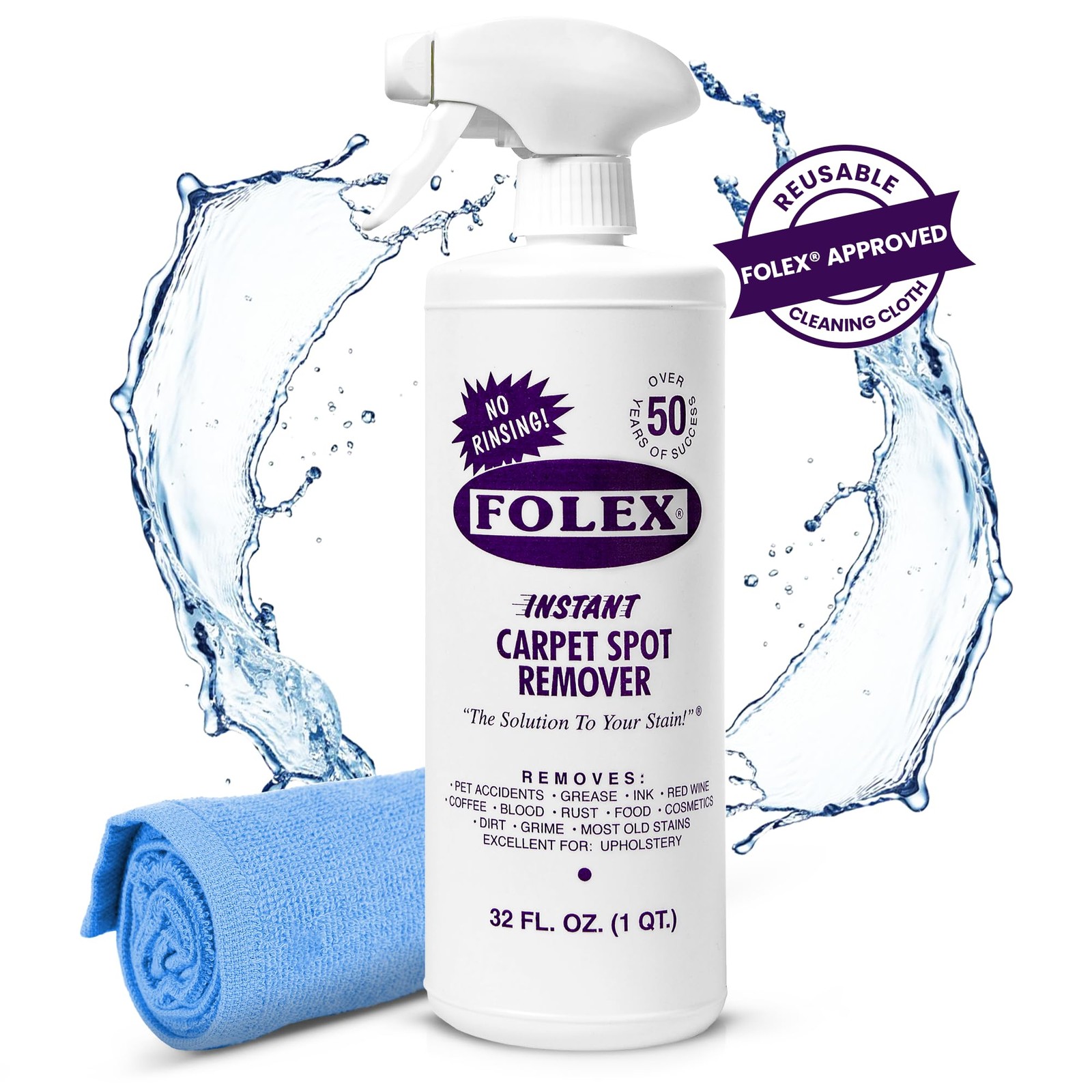 Instant Carpet Spot Remover 32 oz – Powerful Stain Remover for Carpets, Uphol…