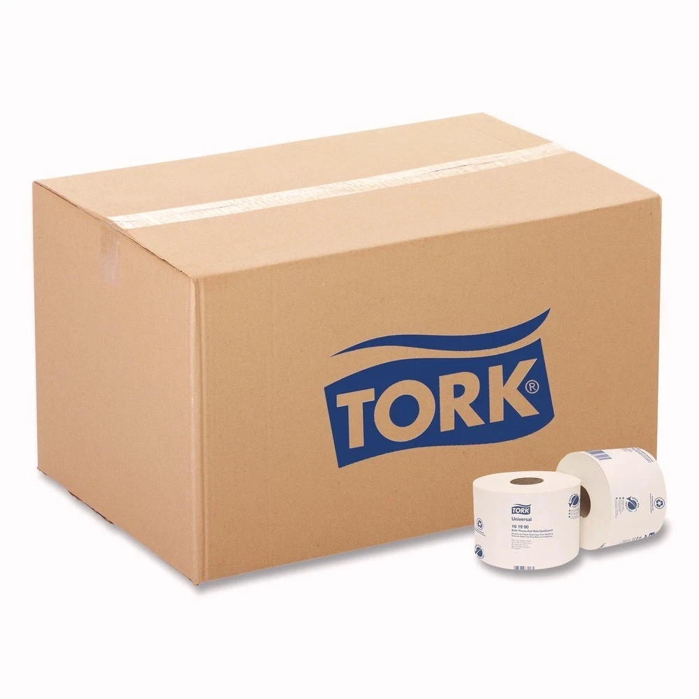 Tork 161990 2-Ply Universal Bath Tissue Roll w/ OptiCore – White (36/Carton) New