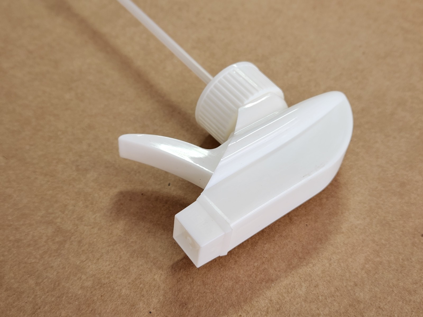 25 Impact White Plastic Spray/Stream/Off Sprayer Bottle Trigger Nozzle 10″ Tube