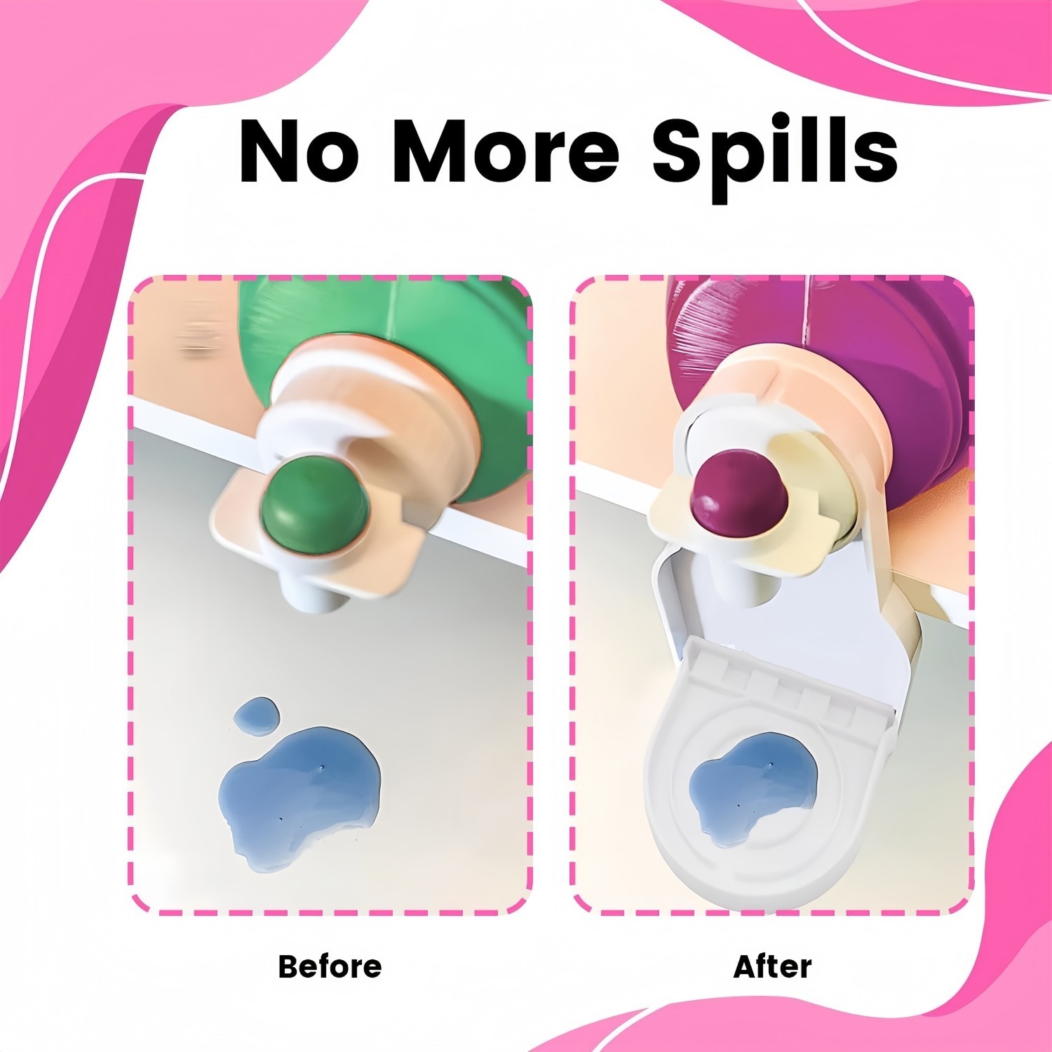 [2 Pack] Laundry Liquid Detergent Drip Catcher/Cup Holder