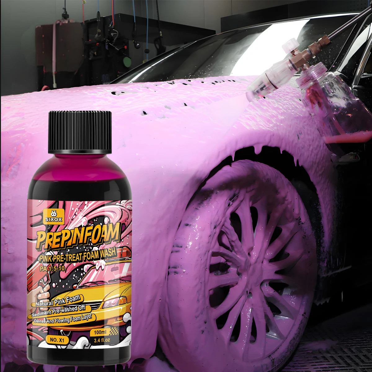 Magic Foam Car Wash Shampoo High Concentration Pre Wash Mud Sediment Cleaner